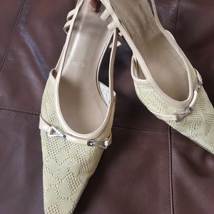 Stuart Weitzman Woven Slingback